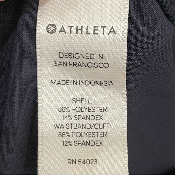 Athleta Soho Joggers Women's 4 Activewear Athleisure Navy Blue Zipper Pockets - Picture 10 of 14